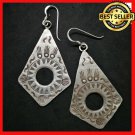 Fine 925 Silver Earrings BOHO Gypsee PUNK Tribal Retro Styles 60x27 mm