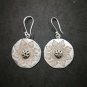Fine 925 Silver Earrings Vintage Tribal Buddha Theme Bali Tibet Styles 29x40 mm