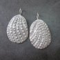 Fine Silver Earrings Sterling 925 Shell Cover Fin Oval Theme Women Fashions
