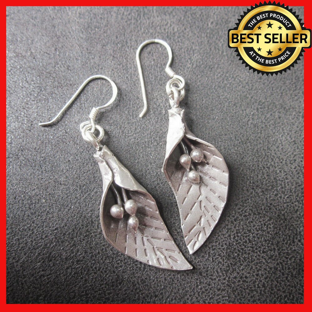 Fine Silver Earrings Sterling 925 Bouquet Flower Women Fashions Charms Dangles