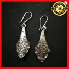 Fine 925 Silver Earrings Vintage Small Dangle Short Fish Sea Summer theme 50 mm