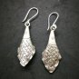 Fine 925 Silver Earrings Vintage Small Dangle Short Fish Sea Summer theme 50 mm