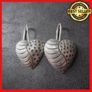 Fine Silver Earrings Sterling 925 Secret Heart Women Fashions Charms Dangles