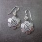 Fine Silver Earrings Sterling 925 Spiral Hex BoHo Women Fashions Charms Dangles