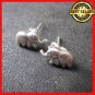 Fine Silver STUD Earrings Sterling 925 Cute Elephant Women Fashions Dangles