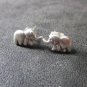 Fine Silver STUD Earrings Sterling 925 Cute Elephant Women Fashions Dangles