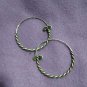 FINE SILVER EARRINGS 925 STERLING CRAFT VINTAGE FASHION JEWELRY DANGLE LOT1714