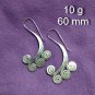 FINE SILVER EARRINGS 925 STERLING CRAFT VINTAGE FASHION JEWELRY DANGLE LOT1775