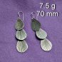 FINE SILVER EARRINGS 925 STERLING CRAFT VINTAGE FASHION JEWELRY DANGLE LOT1741