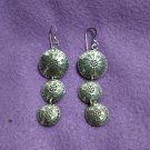FINE SILVER EARRINGS 925 STERLING CRAFT VINTAGE FASHION JEWELRY DANGLE LOT1707