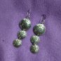 FINE SILVER EARRINGS 925 STERLING CRAFT VINTAGE FASHION JEWELRY DANGLE LOT1707