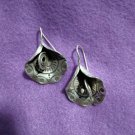FINE SILVER EARRINGS 925 STERLING CRAFT VINTAGE FASHION JEWELRY DANGLE LOT1766