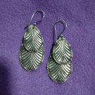 FINE SILVER EARRINGS 925 STERLING CRAFT VINTAGE FASHION JEWELRY DANGLE LOT1751