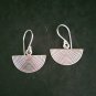 Fine 925 Silver Earrings Sterling Hilltribe Women Jewelry Filigree Curve #23226
