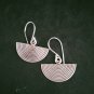 Fine 925 Silver Earrings Sterling Hilltribe Women Jewelry Filigree Curve #23226