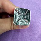 Fine Silver Rings 925 Sterling Solid Adjustable Free Size Vintage Fashion R78035