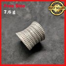 Fine Silver Rings 925 Sterling Adjustable Size Vintage Gothic Power Whelming