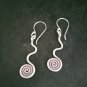 Fine 925 Silver Earrings Sterling Hilltribe Jewelry Filigree Hang Dangle #23246