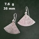 Fine 925 Silver Earrings Sterling Hilltribe Women Jewelry Tribal Charms #23236