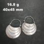 Fine Silver Earrings Sterling 925 Jewelry 16g lot19 Big Curve Hook 17