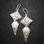 Thai Hill Tribe Earrings Fine Silver Karen tribal Hanging Artisan Beauty ER182