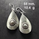 Fine Silver Earrings Sterling 925 Jewelry lot18 Dangle Drop Retro Sun Theme 09