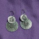 FINE SILVER EARRINGS 925 STERLING CRAFT VINTAGE FASHION JEWELRY DANGLE LOT1734