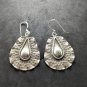 Fine Silver Earrings Sterling 925 Jewelry 8g lot18 Dangle Hammered drop 35