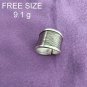 Fine Silver Rings 925 Sterling Solid Adjustable Free Size Vintage Fashion R78046