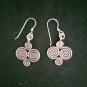 Fine 925 Silver Earrings Sterling Hilltribe Jewelry Spiral Filigree Charm #23244