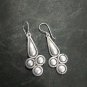 Fine Silver Earrings Sterling 925 Jewelry 9g lot19 Drop Vintage Elf Charms 28