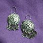 FINE SILVER EARRINGS 925 STERLING CRAFT VINTAGE FASHION JEWELRY DANGLE LOT1759