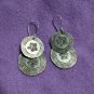 FINE SILVER EARRINGS 925 STERLING CRAFT VINTAGE FASHION JEWELRY DANGLE LOT1777