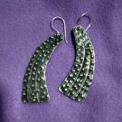 FINE SILVER EARRINGS 925 STERLING CRAFT VINTAGE FASHION JEWELRY DANGLE LOT1746