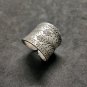 Fine Silver Rings 925 Sterling Adjustable Size Vintage Field Engrave Artisan