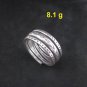FINE SILVER RINGS 925 STERLING ADJUSTABLE SIZE TRIBAL ROLLER SOLID ARTISAN
