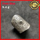 Fine Silver Rings 925 Sterling Adjustable Size Vintage Artisan Mayan Styles