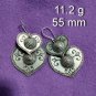 FINE SILVER EARRINGS 925 STERLING CRAFT VINTAGE FASHION JEWELRY DANGLE LOT1727