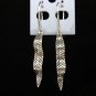 Fine Earrings Solid Silver Karen tribal Twist Leaves Amazoness Collectible