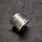 Fine Silver Rings 925 Sterling Adjustable Size Vintage Multi Bump Hammers Dots