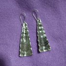 FINE SILVER EARRINGS 925 STERLING CRAFT VINTAGE FASHION JEWELRY DANGLE LOT1748