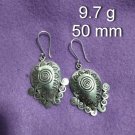 Fine Silver Earrings Sterling 925 Jewelry 9g lot18 Dangle BOHO Drop Filigree 56