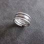 FINE SILVER RINGS 925 STERLING ADJUSTABLE SIZE MEN WOMEN VINTAGE ROLLER BIKER
