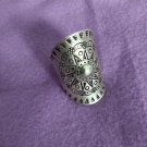 Fine Silver Rings 925 Sterling Solid Adjustable Free Size Vintage Fashion R78028