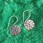 FINE SILVER EARRINGS 925 STERLING CRAFT VINTAGE TRIBAL SOLID SPIRAL LOT1622