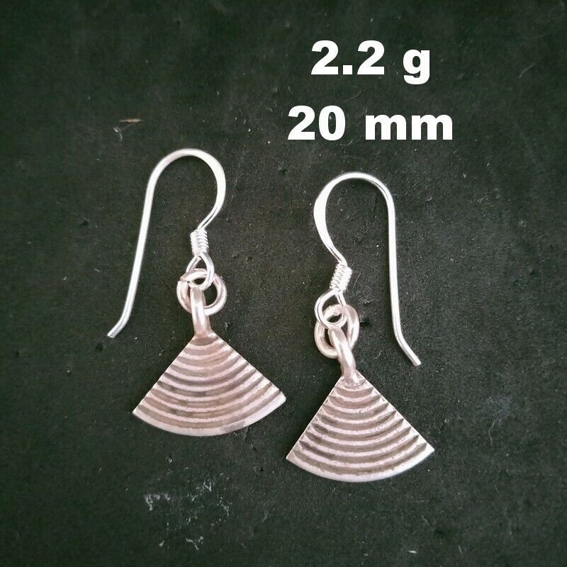Fine 925 Silver Earrings Sterling Hilltribe Women Jewelry Cute Charms #23235