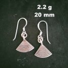 Fine 925 Silver Earrings Sterling Hilltribe Women Jewelry Cute Charms #23235