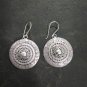 Fine Silver Earrings Sterling 925 Jewelry 12g lot19 Dangle Tribal Round 08