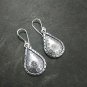 Fine Silver Earrings Sterling 925 Jewelry 6g lot19 Tribal BOHO Drop Charm 11
