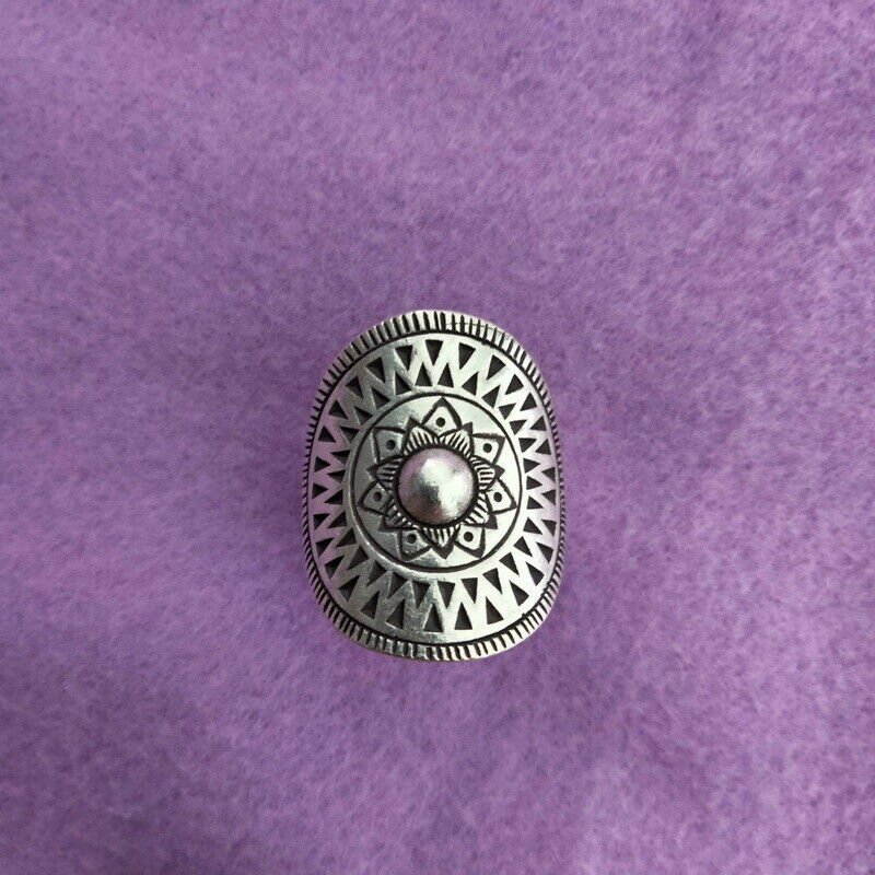 Fine Silver Rings 925 Sterling Solid Adjustable Free Size Vintage Fashion R78014
